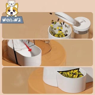 เครื่องให้อาหารหนูแฮมเตอร์อัตโนมัติ+ให้น้ำ 【สำหรับสัตว์ฟันแทะ】 รุ่นใหม่ ใช้ได้นานเวลาท่องเที่ยว ดูแลง่าย ราคาสบายกระเป๋า