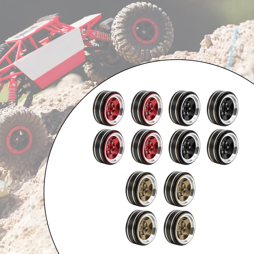 [mcqlqm] อุปกรณ์เสริมขอบล้อ Beadlock ขนาด 1.3 นิ้ว เปลี่ยนโลหะกว้าง 1.5 ซม. สําหรับ FMS