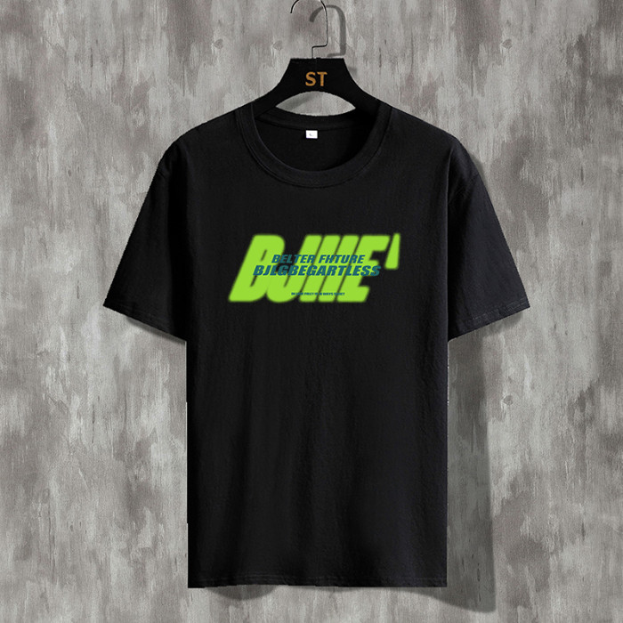 COD 2025 Real Shot Men's Clothing - 100% Cotton T-Shirt 2024 Summer New Round Neck Half Sleeve Trend