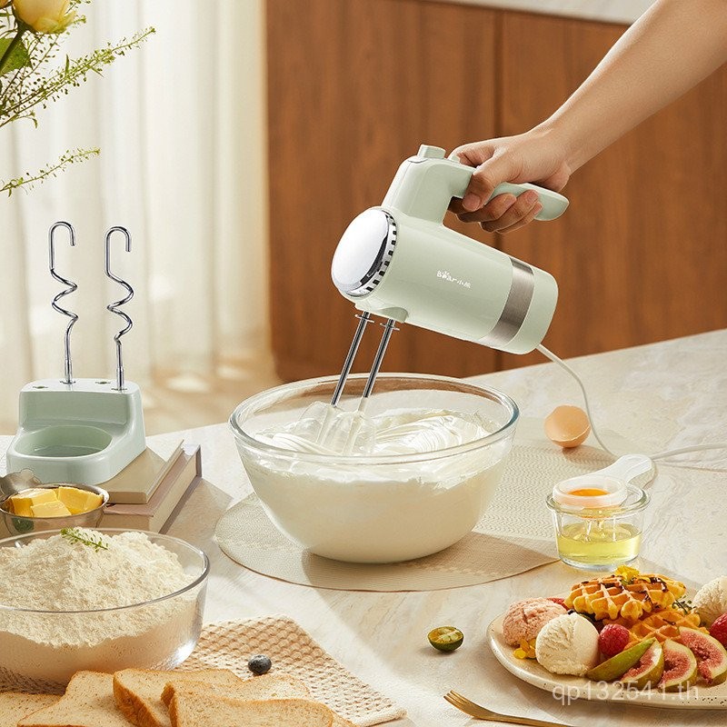 เครื่องใช้ในครัวเรือน DDQ-B02L1 Whisk Whisk Small Whisk Baking Bear Electric Handheld Whisk Cake Y0T