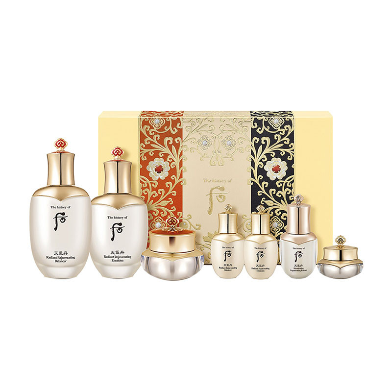 Whoo whoo Weather Dan Set Gongjinxiang Secret Stickers Water Yan Set Box Skin Care Lotion Collection