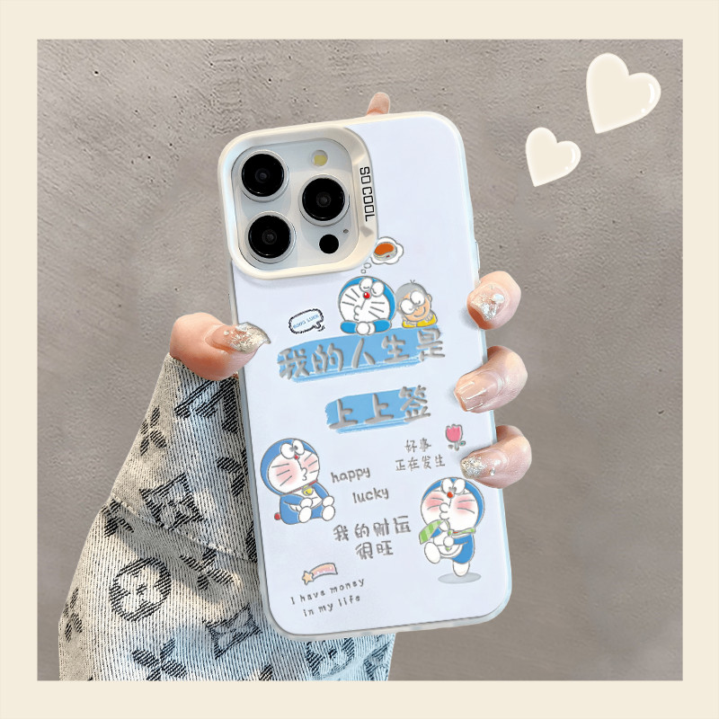 กรณีโดราเอมอนสําหรับVivo Y17 Y12 Y12S Y30 Y7S Y50 Y100 S10 S10E V23E V23 V25 V27 V29 X60 X70 X80 X90