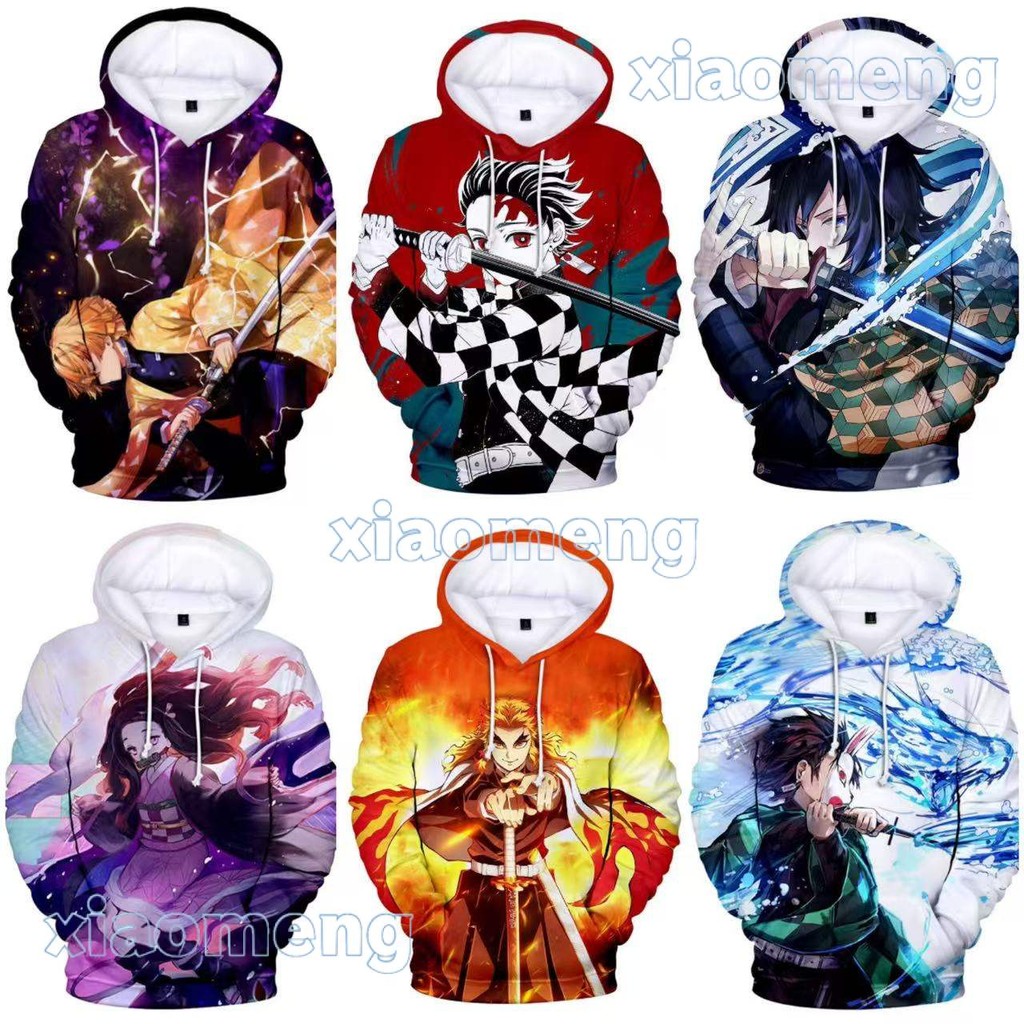 Demon Slayer hoodie for kids tanjiro nezuko Muichirou hoodie 3