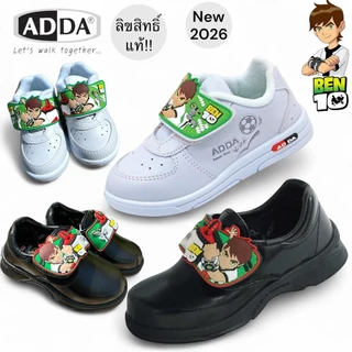NEW 2026 Adda รองเท้านักเรียนอนุบาลชาย แอ๊ดด้า รุ่นใหม่ปี 2569ลิขสิทธิ์แท้ 100% SIZE 25-35