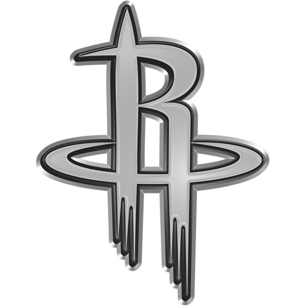 NBA - Houston Rockets Molded Chrome Emblem