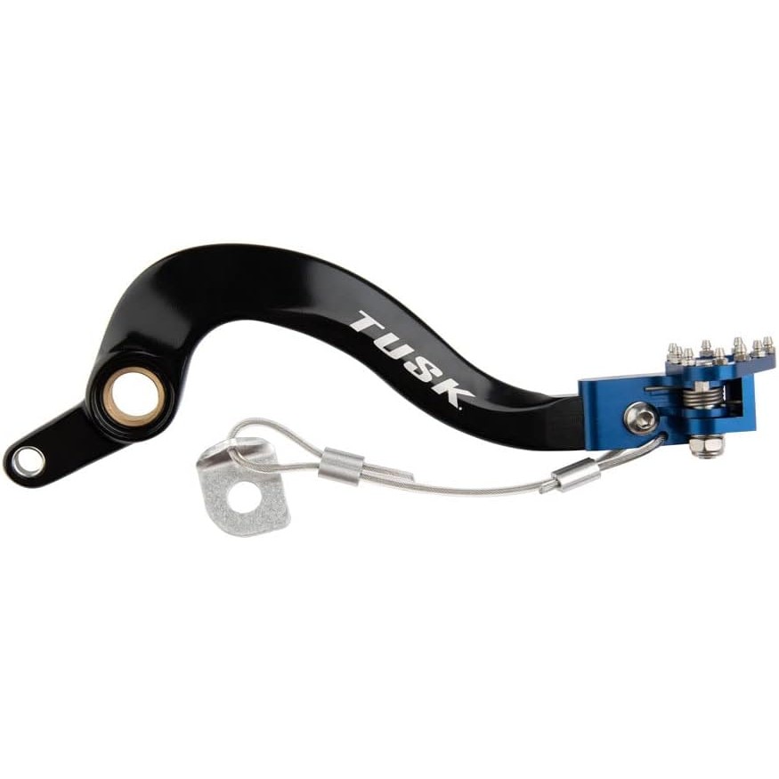 Tusk แป้นเบรกอลูมิเนียมปลายสีน้ําเงินเข้ากันได้กับ Yamaha YZ250F 2010-2015/YZ250FX 2015-2025