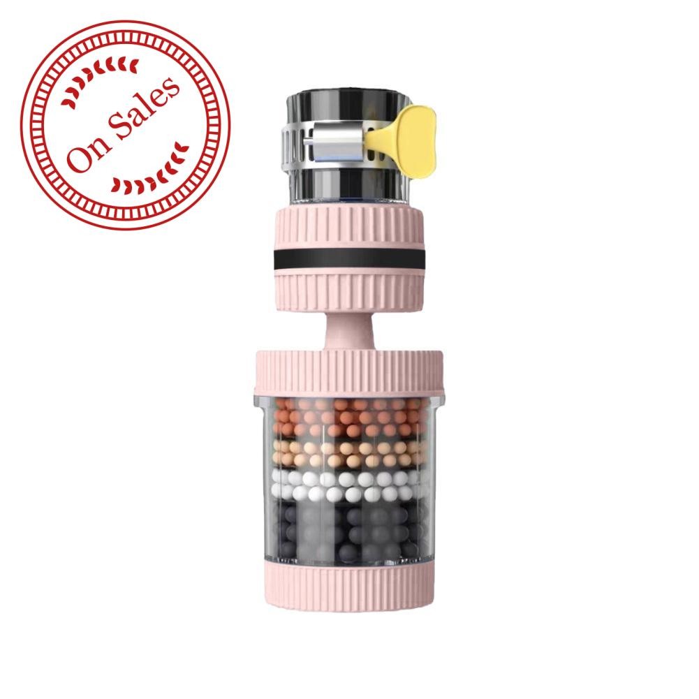 KICA หมุนก๊อกน้ํากรอง Splash Proof Faucet Extender สําหรับทําความสะอาดน้ําดื่ม U7q4 KICA