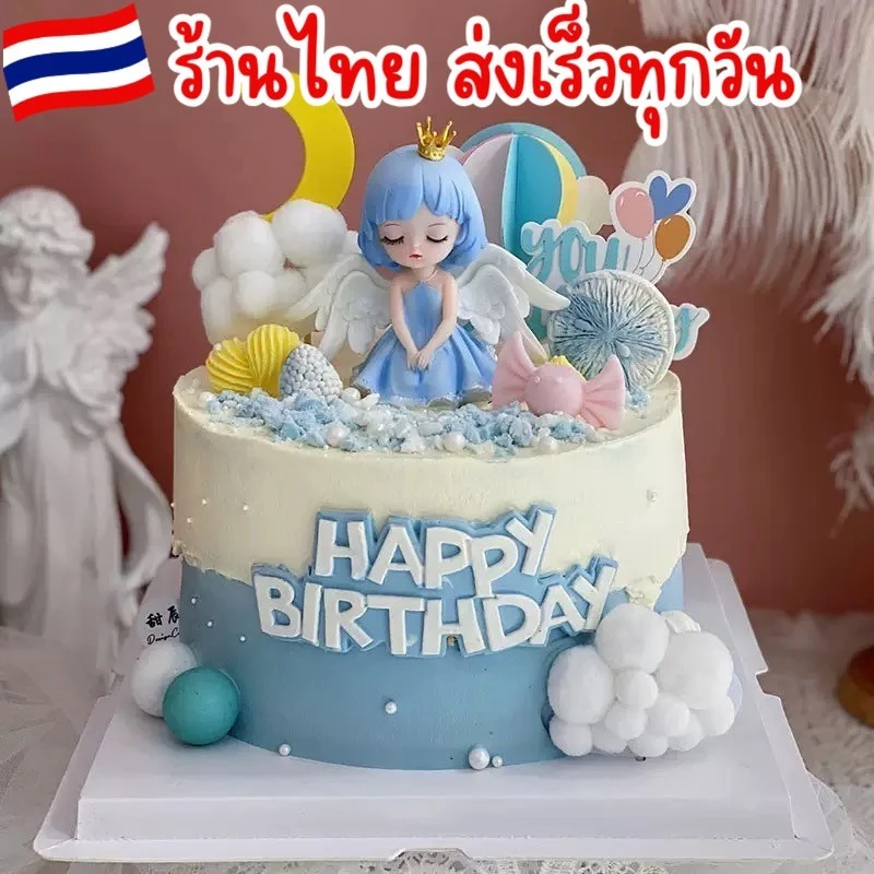 ร้านไทย พร้อมส่ง🪽รวมโมเดลตุ๊กตา โมเดลเจ้าหญิง นางฟ้าตัวน้อย อุปกรณ์ตกแต่งเค้ก ตุ๊กตาปักเค้ก Princess Anibo DD30