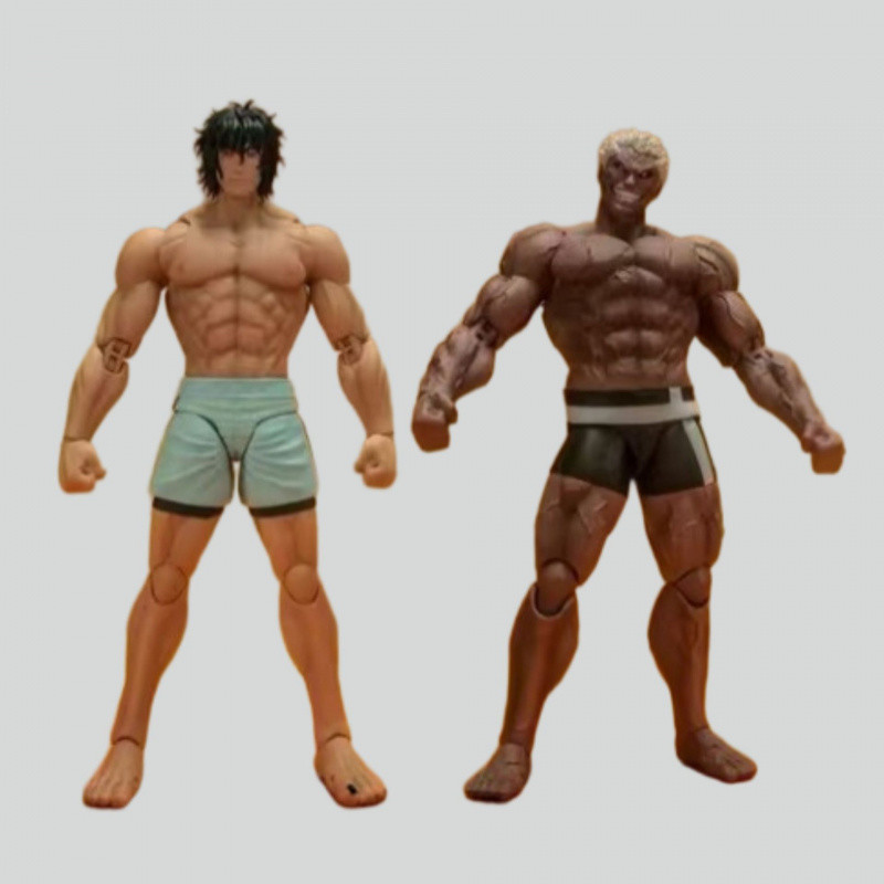 [Kengan Ashura] อะนิเมะรูป st Wang Ma ST Wu Leian เคลื่อนย้ายได้ตุ๊กตารูปปั้นตกแต่งของขวัญสร้างสรรค์