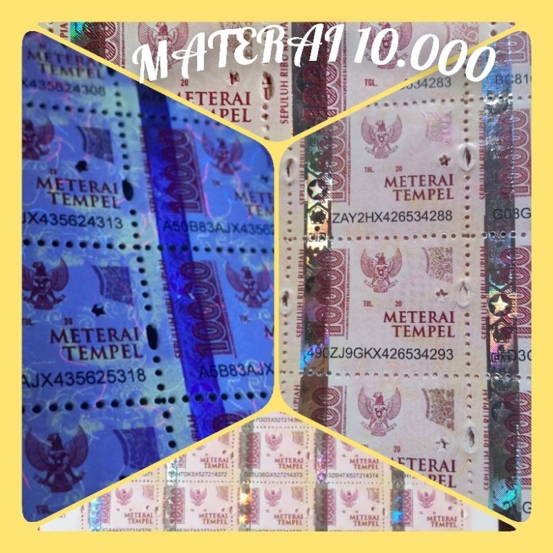 10,000 แผ่นแสตมป์ POSTAL ดั้งเดิม