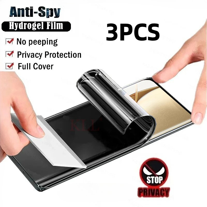 3 ชิ้นความเป็นส่วนตัว Hydrogel ป้องกันหน้าจอสําหรับ Oukitel WP36 WP35 WP200 P1 C60 C59 C58 C57s C57 