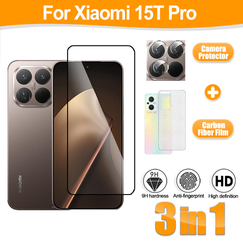 สําหรับ Xiaomi 15T Pro ฟิล์มกระจกนิรภัยสําหรับ Xiaomi 15T Pro 15 14T 14 13T 13 12T 11T Pro ฟิล์มแก้ว