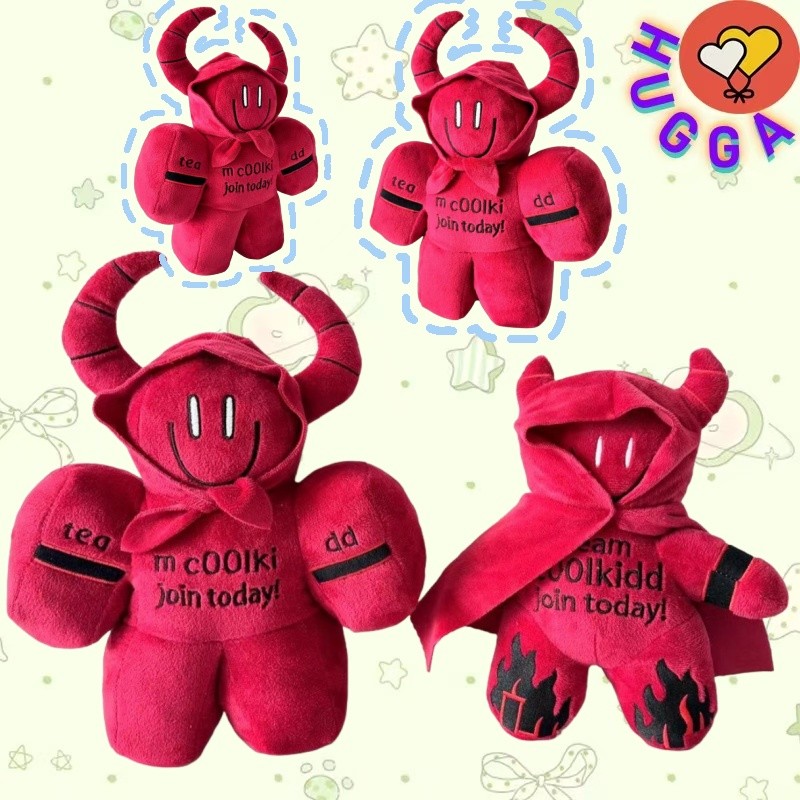 ❤ฮักก้า❤Roblox Plushy ตุ๊กตาสนุก Forsaken Coolkid Bull Demon King Plushie ของเล่นเด็ก Appease ของเล่