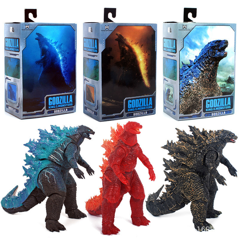 [คลังสินค้าพร้อม] NECA Godzilla 04 Godzilla vs King Kong Rise Movie SHM Monster Movable Model Figure