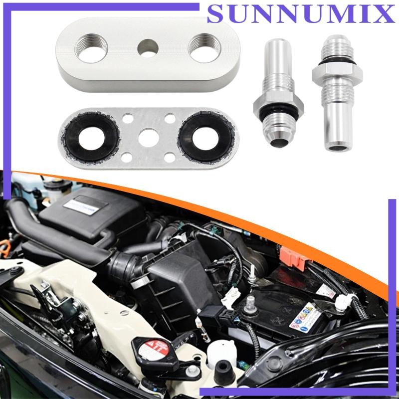 [Sunnimix] แผ่นอะแดปเตอร์สายคูลเลอร์ส่งสัญญาณสําหรับท่อถักสําหรับ 8L90E 6L90E