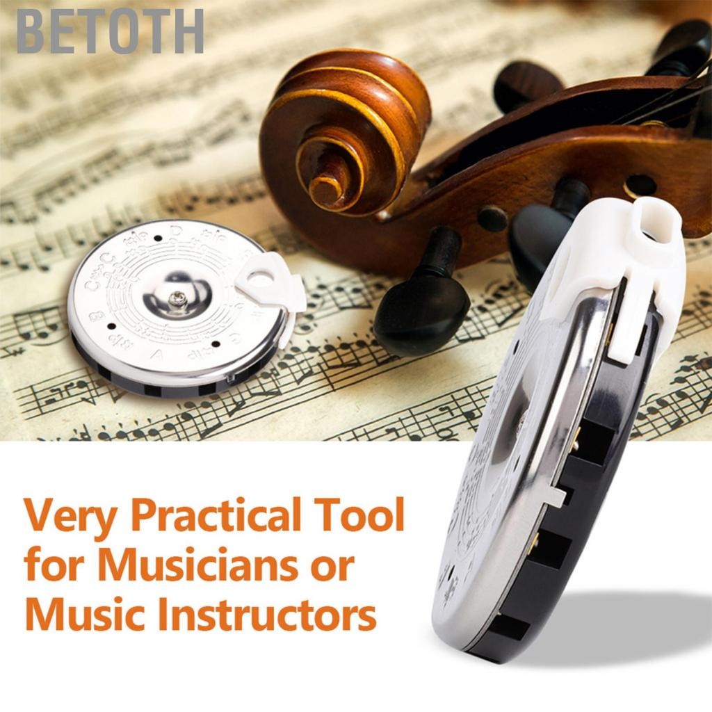 Betoth Betoth Acagala Sensitive Chromatic 13 Pitch Pipe Tuner C ไปยังเครื่องมือปรับแต่งด้วยอุปกรณ์เส