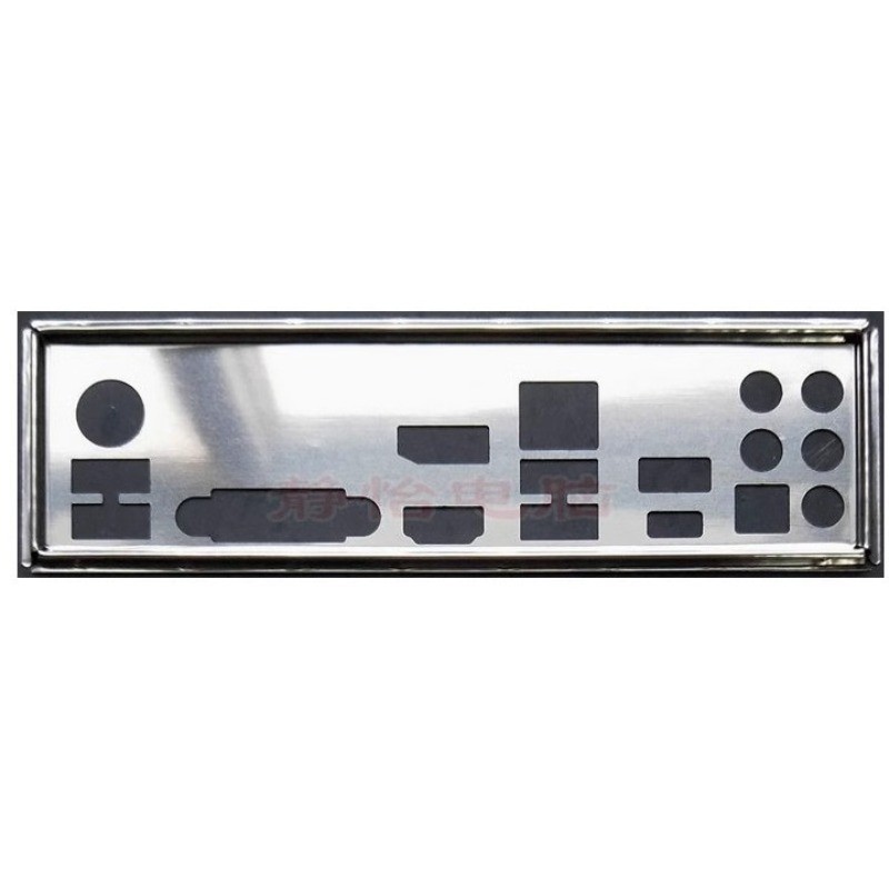 I/O IO Shield Blende BackPlate สําหรับ MSI Z390M MORTAR เมนบอร์ด Bezel Baffle