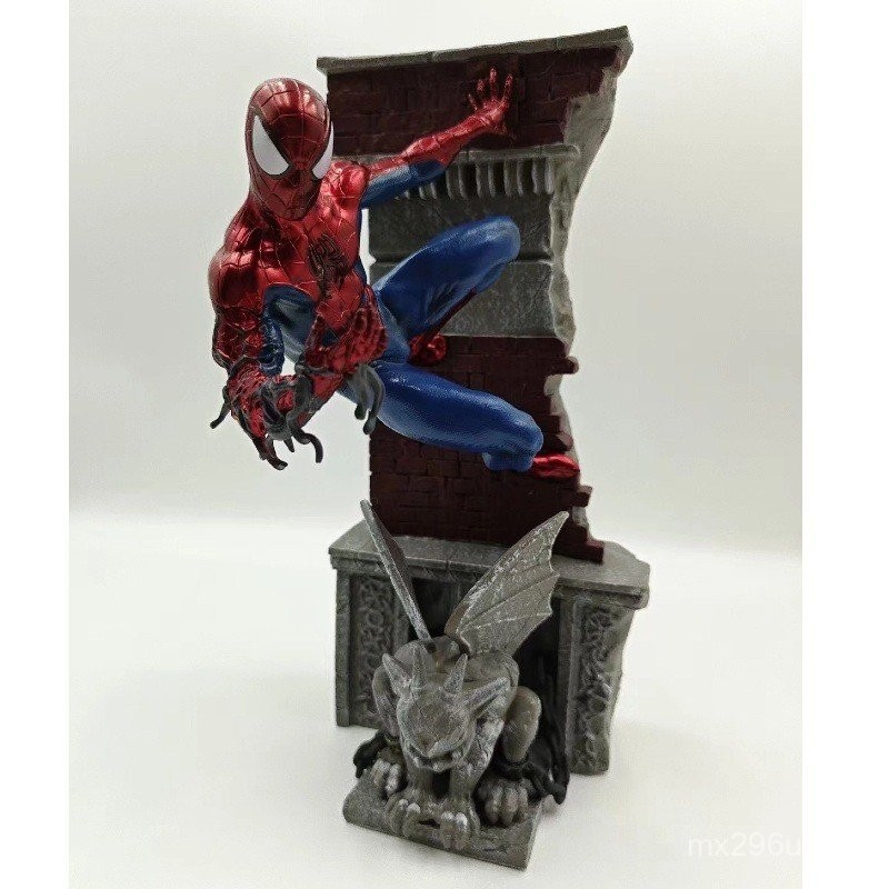 Venom Ready Stock เครื่องประดับฉากแอนิเมชั่น สินค้า GK รูปปั้น Avengers Spider-Man ของขวัญโมเดล