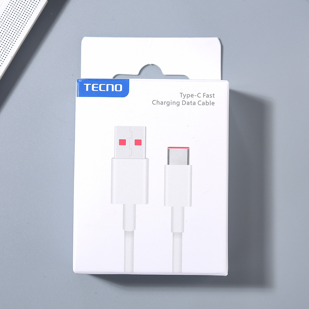 Original Tecno 33W 45W 68W Fast Charging 100 ซม.USB ประเภท C สายสําหรับ Tecno Camon 40 30 Pro 5G 30S