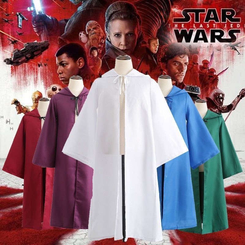 Star Wars COS Jedi Darth Vader เสื้อคลุมคอสเพลย์ สำหรับงานปาร์ตี้ฮาโลวีน และยุคกลาง