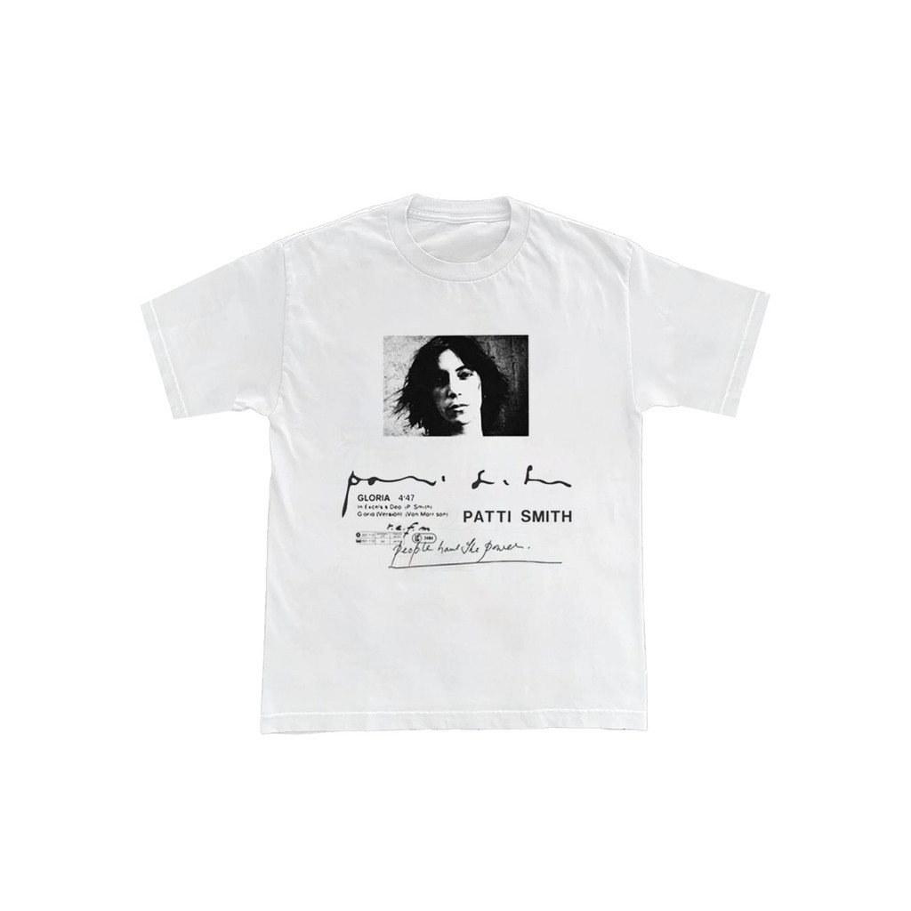 เสื้อยืด Gloria In Excelsis Deo โดย Patti Smith สไตล์ American Rock Punk ไซ즈 S-3XL