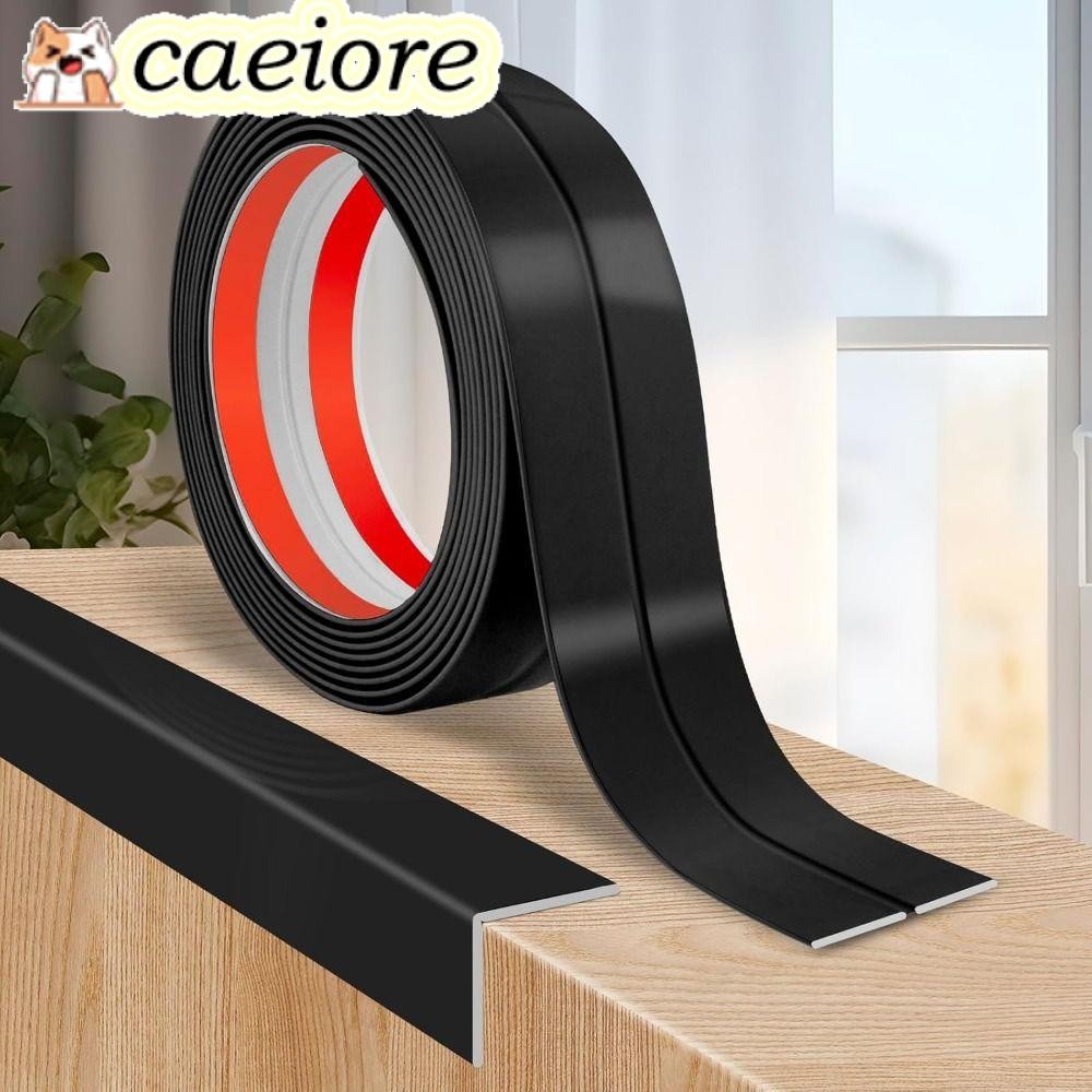 CAEIORE ตัวป้องกันมุมผนัง, กาวด้วยตนเองยืดหยุ่นมุม Moulding Trim, Universal Peel และ Stick Bendable L รูปร่างกาว Strip เคาน์เตอร์
