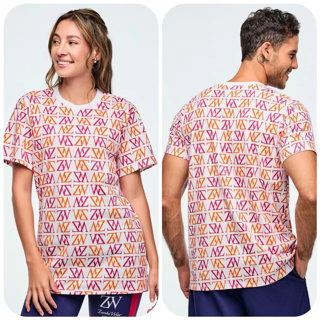 Zumba Tops แขนสั้น สำหรับผู้หญิง - แบบบ็อกซีคอลล์เน็ค อ่อนนุ่ม เหมาะสำหรับการออกกำลังกายโยคะและวิ่ง