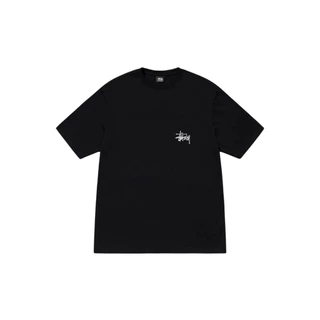 Stussy Basic Stussy Tee Black (SS24) | ของแท้ ตรวจสอบโดย SASOM
