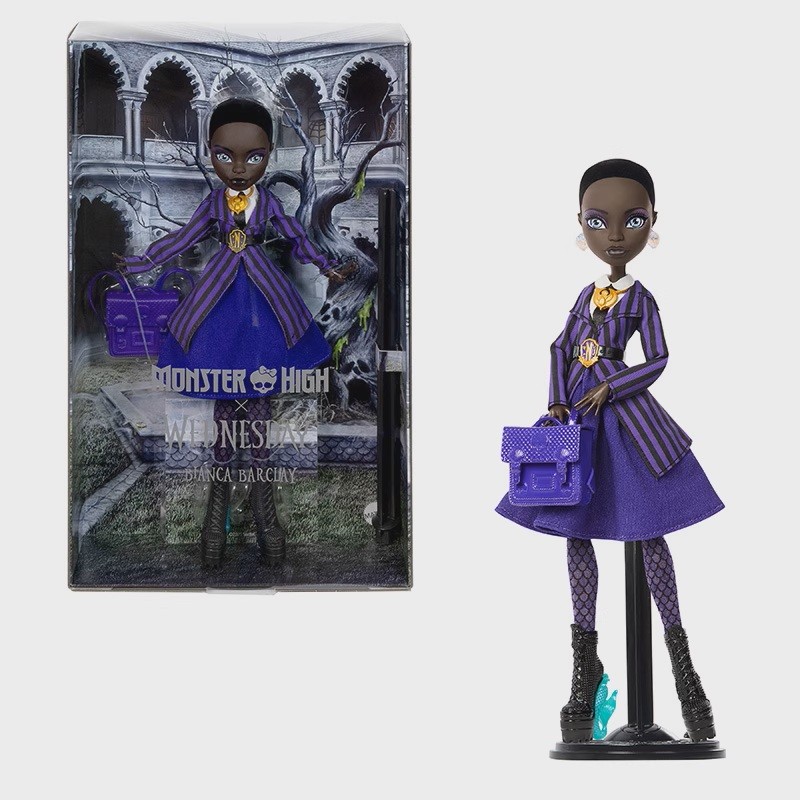 ตุ๊กตาบาร์บี้ Monster High X Wednesday Series Bianca Barclay JDR71 RM213X