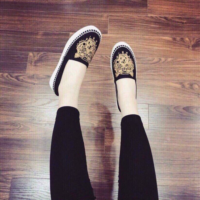 รองเท้าส้นเตี้ยบัลเล่ต์ YC2 Kenzo