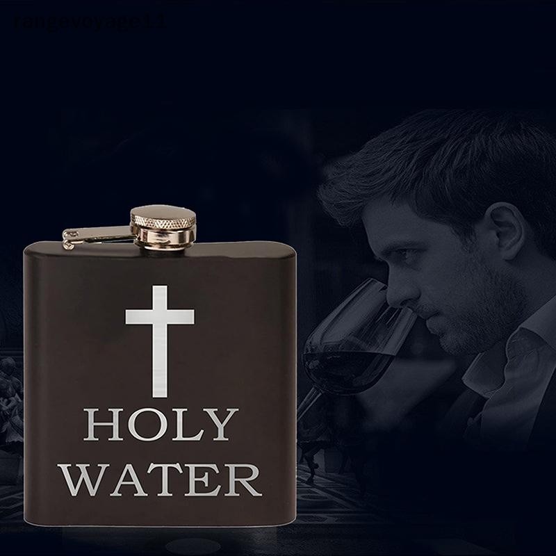 [range1] 168ML Cross Pattern Holy Water Bottle ck Hip Flask Stainless Hip Flask Hip Flask Whisk Hip 