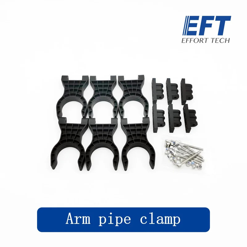 6pcs EFT พืชป้องกัน drone อุปกรณ์เสริมแขนท่อ clamp 30 มม.35 มม.40 มม.สําหรับ EFT E416P E610P E410 E6
