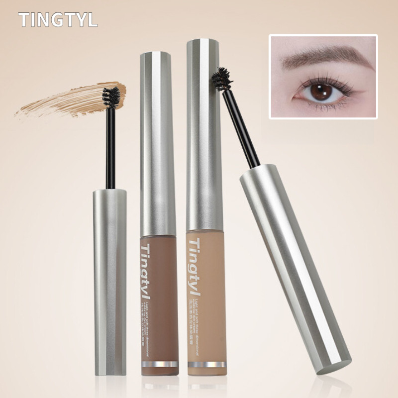 TINGTYL สีย้อมคิ้ว สีอ่อน ไม่ซีดจาง กันน้ำและกันเหงื่อ สีบางเบา ติดทนนาน
