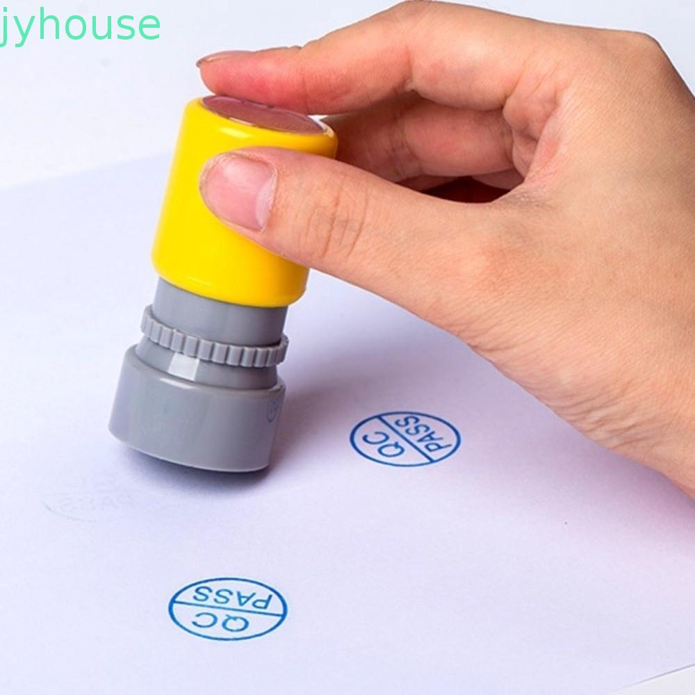 JYHOUSE QA QC Inspect Stamp, Self-Inking Quality PASS Stamp, Pocket FQC IQC IPQC Quality Inspection 