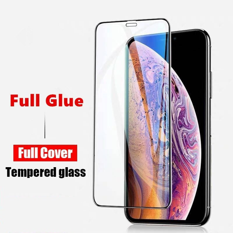 ฟิล์มกระจกนิรภัยแบบเต็มหน้าจอสําหรับ iPhone 15 14 12 13 Pro max iphone15pro IPhone15 i15 15Pro ฟิล์ม