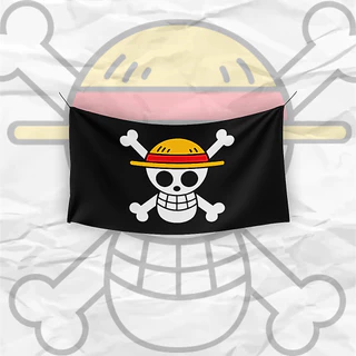 ธง One Piece ผ้าตกแต่งผนังความงามคอสเพลย์ Tapestry อะนิเมะผ้าโจรสลัด Luffy OP