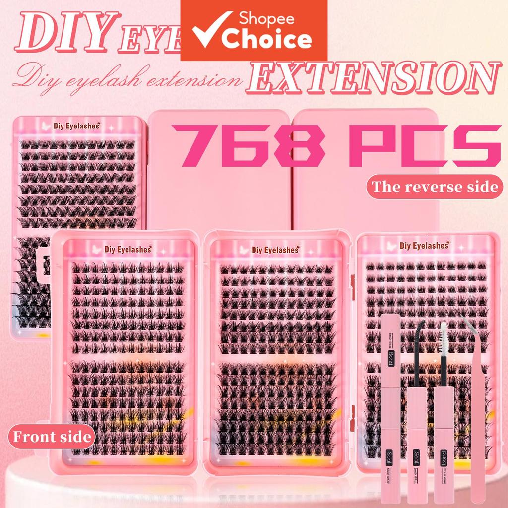 Wispy Lash Clusters ชุดธรรมชาติขนตา Pestañas Postizas Diy ที่บ้านเครื่องมือความงาม