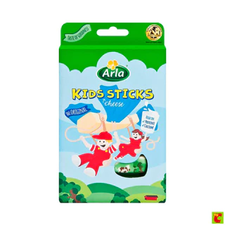 อาร์ลา Arla คิดส์ สติ๊กส์ ชีส 18 ก. แพ็ค 6