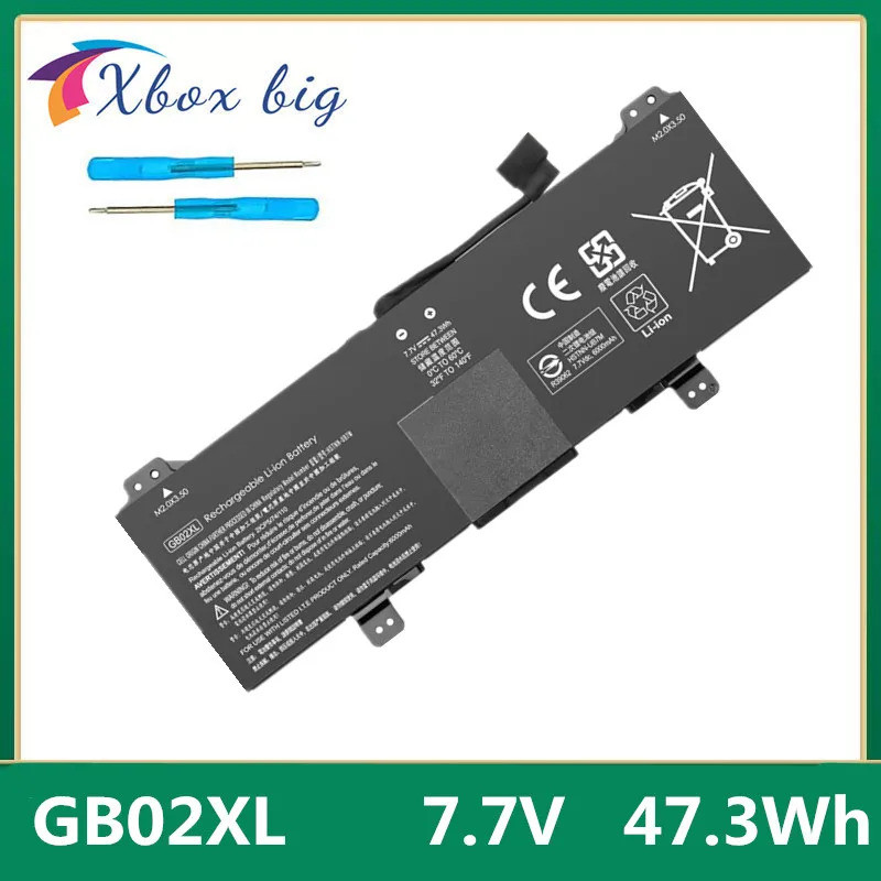 GM02XL GB02XL HSTNN-DB7X UB7M แบตเตอรี่แล็ปท็อปสําหรับ HP Chromebook 14 G5, X360 11 G1 G2 G7,TPN-Q18
