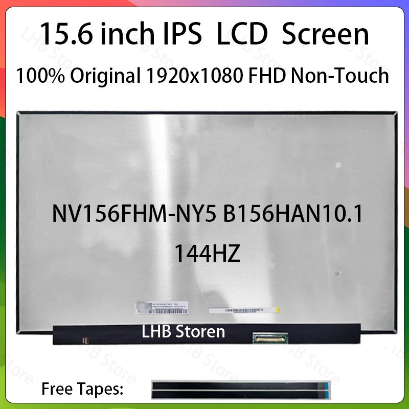 15.6 "144Hz หน้าจอ LCD NV156FHM-NY5 B156HAN10.1 สําหรับ Lenovo Legion 7-15IMH05 C7-15 ideapad Creato