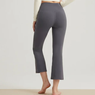 Airactive Leisure Casual Lycra Yoga Sports Pants Flared Pants Cool Fabric High Waist Hip-lifting Cropped Pants