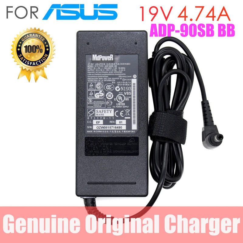 Original สําหรับ ASUS 19V 4.74A ADP-90SB BB 90W แล็ปท็อป AC อะแดปเตอร์ชาร์จ PA-1900-24 A53S A53U A55