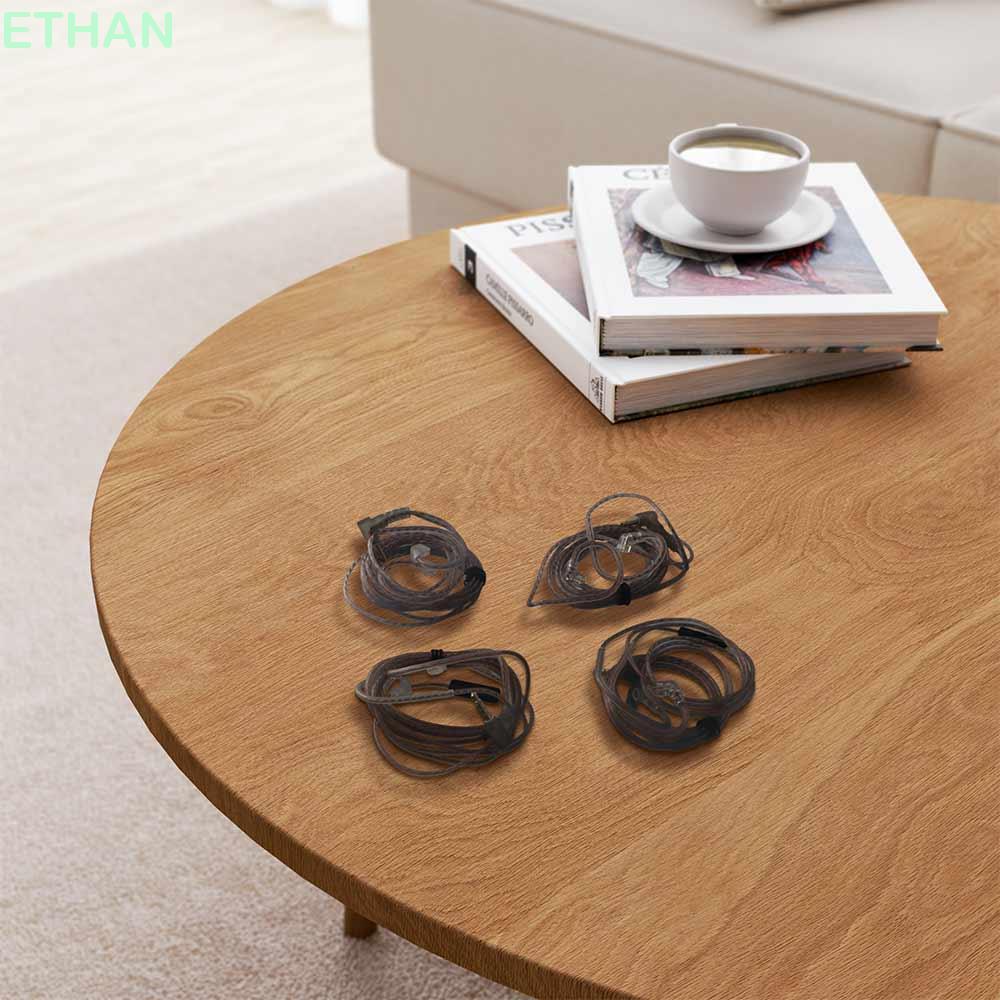 ETHAN KZ หูฟังสายไฟชุบเงิน 3.5 มม.2Pin สาย Twisted สายอัพเกรด High-Purity In Ear Cable