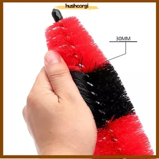[hushcorgi] 1PC Soft Non Scratch Auto Care Detailing ซักผ้าเครื่องมือแปรงล้างล้อรถมัลติฟังก์ชั่นล้อยางแปรงทําความสะอาดใหม่สต็อก
