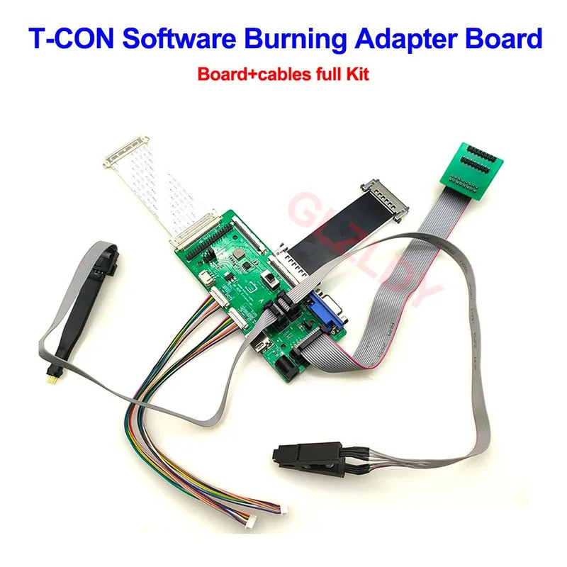 T-CON ซอฟต์แวร์การเผาไหม้อะแดปเตอร์สําหรับ RT809H RT809F โปรแกรมเมอร์ Tcon ซอฟต์แวร์การเผาไหม้อะแดปเ
