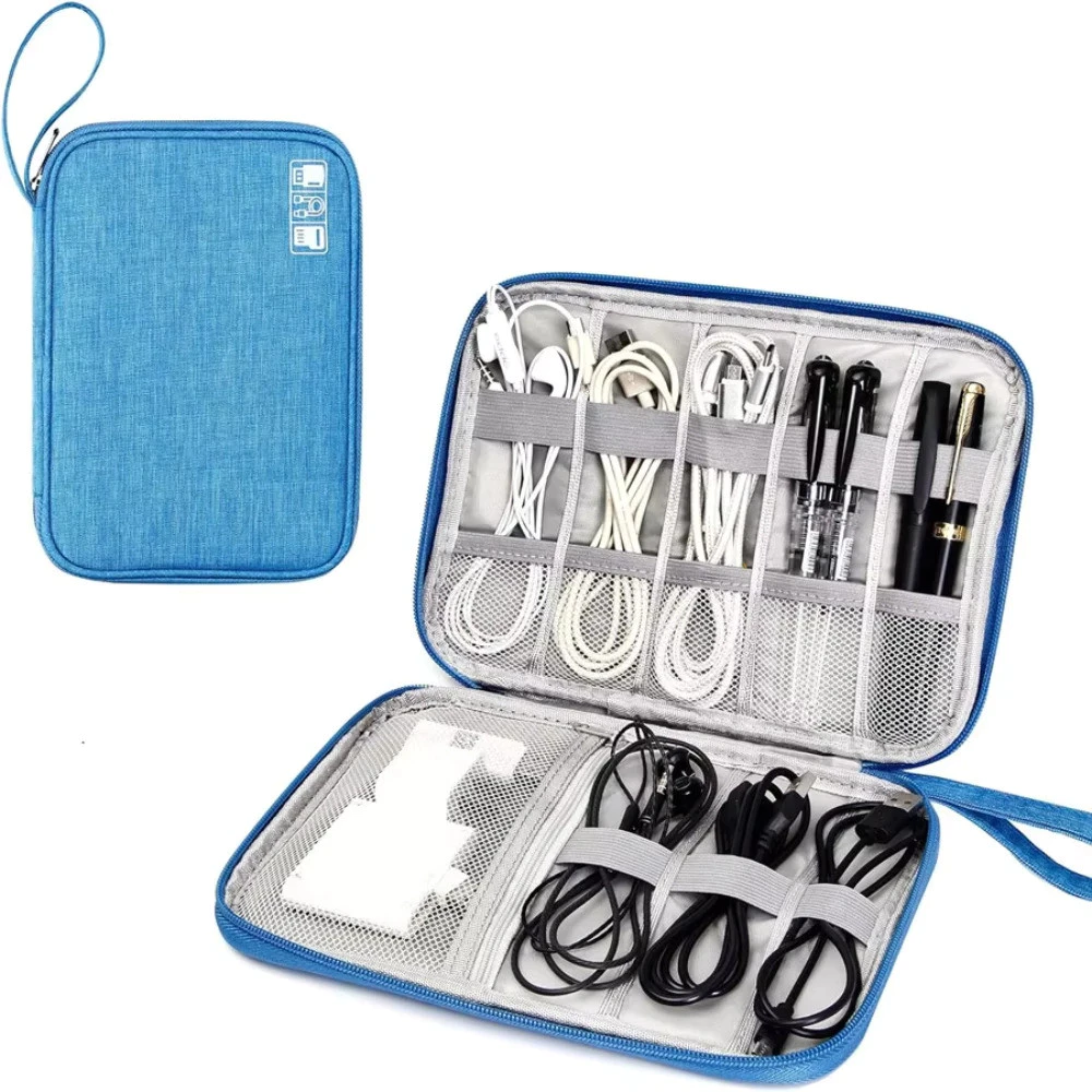 NNBILI Digital Gadget Storage Bag Organizer Case for USB Charger Phone Headphone thumbnail 8