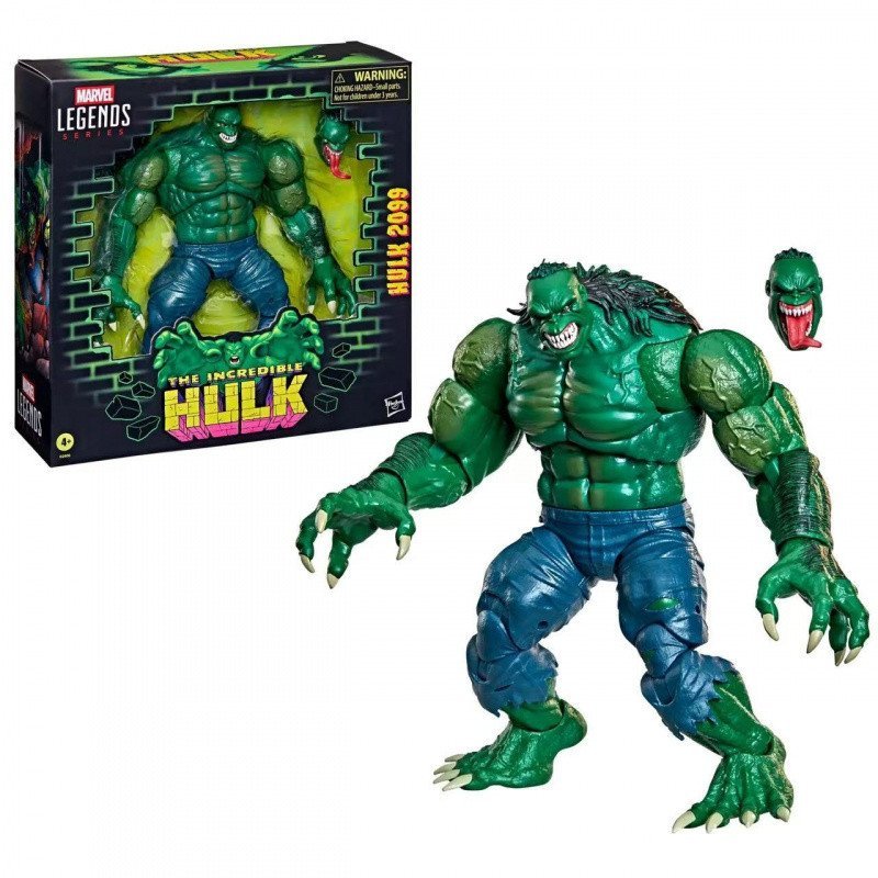 พร้อมสต็อก Hasbro Marvel Legendary Incredible Hulk Hulk 2099 Hulk 20 ซม.Action Figure เครื่องประดับ