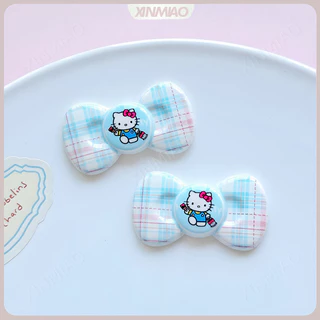 🔥ตัวติดรองเท้าโฮล อคริลิกแผ่นแบนหลัง ลายแมวการ์ตูนสไตล์คาวาอิ DIY ทำกิ๊บผม พวงกุญแจ กาวครีมเคสโทรศัพท์ งานฝีมือ 1 ชิ้น