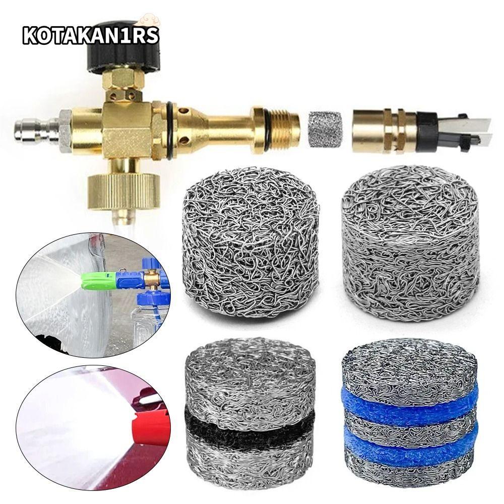 KOTAKAN1RS 1 ชิ้นเคล็ดลับหัวฉีด Orifice,หิมะโฟม Lance อะไหล่ 3000 PSI ตาข่ายหัวฉีด,สําหรับเครื่องซักผ้าแรงดันสูง Multi-layer Richer Lather โฟม Maker กรอง