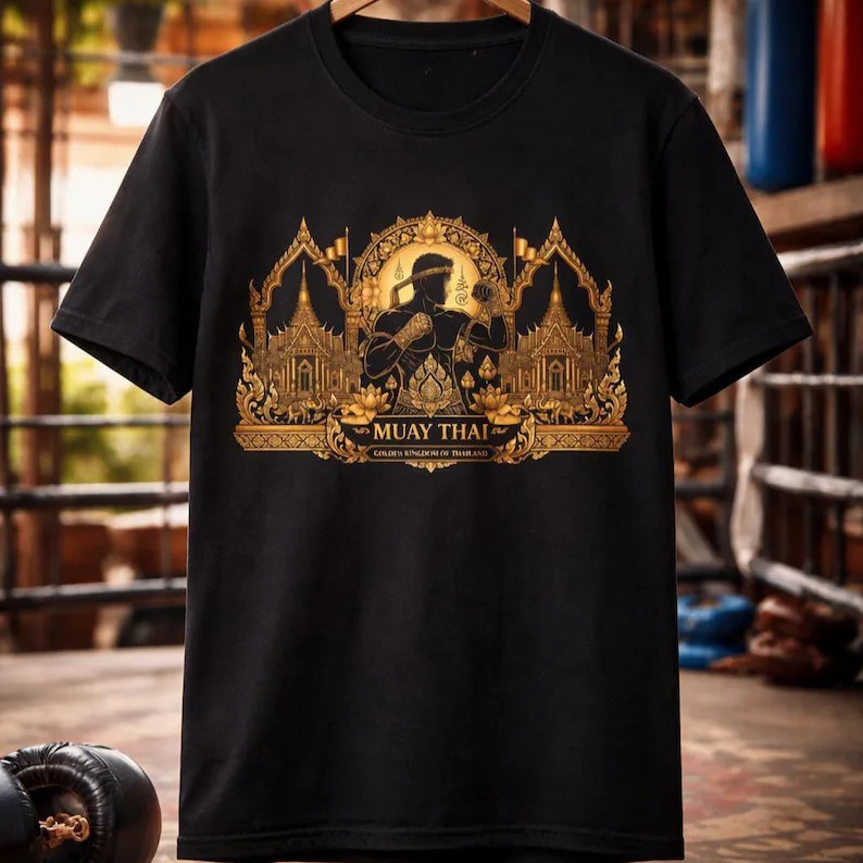 Muay Thai Fihter T-Shirt, Thai Boxin Shirt, Thailand Muay Thai raphic Tee, Martial Arts Fihter Shirt